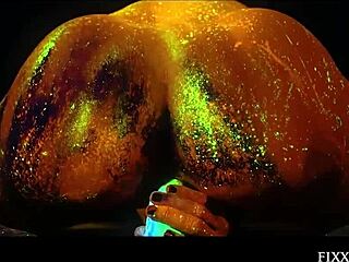 Translucid Goddess Fucks Dildo In Raw Display