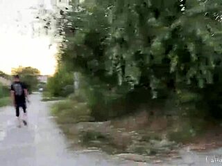 Naked Teen Rides Scooter Shocking Public Streets