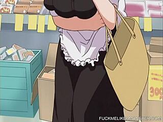 anime maid’s wet pussy dreams come alive