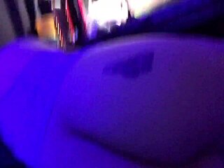 What’s behind her slutty blue outfit tease?