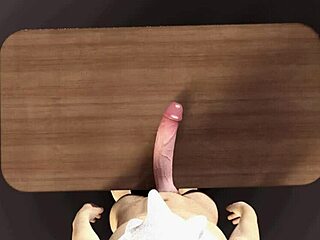 Huge White Dick Fucked On Desk Hard