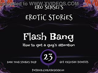 Flashy amateurs tease with erotic audio bang