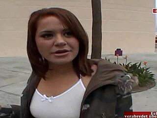 18yo Brunette Teen Picked Up For Interracial 3some