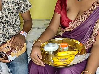 Steamy Rakhi with auntie