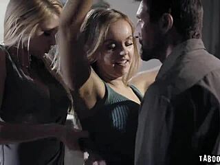 Birthday 3Some with Blonde Teen Slut