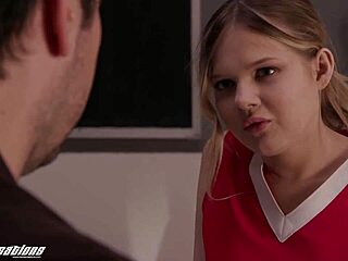 What drove blonde cheerleader coco lovelock cock wild?
