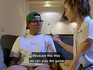 What dirty games are classmates playing on the sofa?