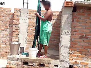 have you caught aunty bathing on her roof?