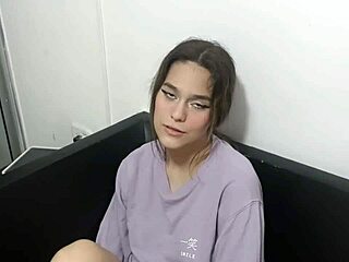 Consoling little stepsister with hard anal fuck