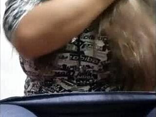 I watched my Latina girlfriend tease her tight body