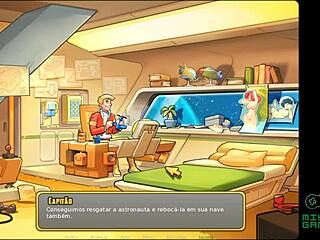 Latina teen’s daring game of space seduction