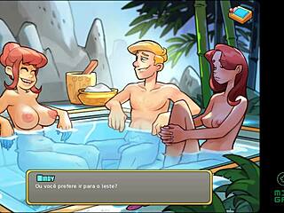 Daring to fuck skinny step sis in jacuzzi?