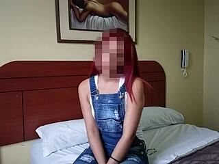Young Bruna’s petite ass in casting
