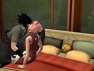 Sakura's Fierce Blowjob With Sasuke Stuns