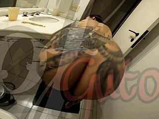 Encontro - Bia Morena’s Tattooed Body In Sloppy Blowjob Frenzy
