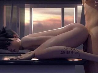 3D cartoon babe fucked hard in wild animation.