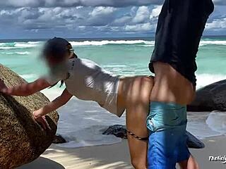 Perfect Ass Fucked Hard on Lonely Beach