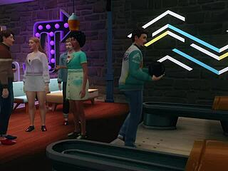 my wild gangbang night at the bowling alley with intense blowjobs