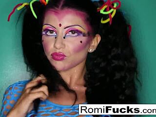 Romi Rain sucks a thick cock in hardcore action
