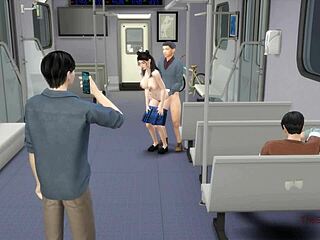 Japanese Girl Shocked by Subway Encounter