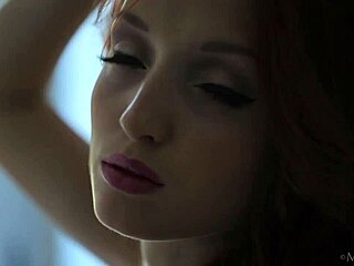 Redhead Michelle H Teases In Softcore Solo Strip