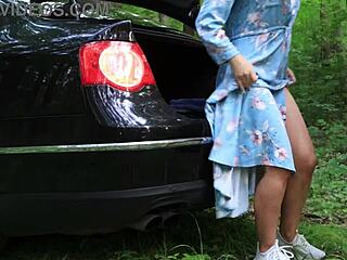 A chance meeting turns into raw car fucking