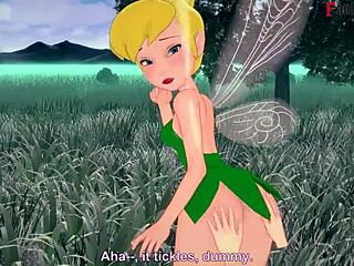 Tinker Bell Grows Up for Outdoor Forest Fuck
