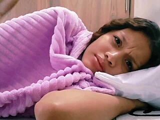 Teen Stepsister Sharing Bed With Stepbrother’s Cock
