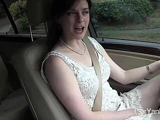 Savannah Sly’s Yanks Amateur Car Orgasm With Vibrator