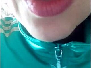 blonde italian’s close-up dirty talk while naked