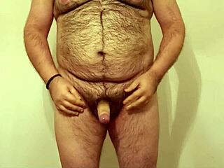 Horny Fucker Strips And Jerks At Night