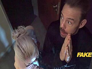 Ghostly Locker Ruins Priest With Taboo Blonde Fuck