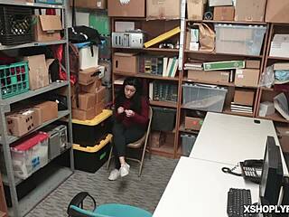 Monica Saige pounded hard by LP officer’s cock