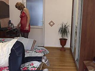 My femdom mistress frina creams and strapon fucks ass