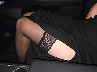 What made her flash charms in the car?