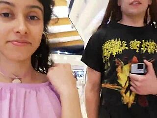 Public cumwalk shocks everyone at the mall