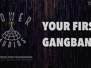 Dive into your first wild gangbang audio thrill