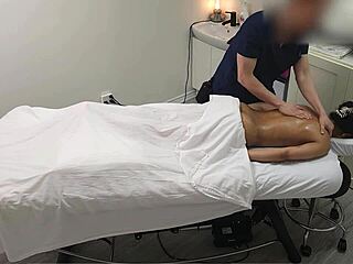 Sarah's first gentle massage moment