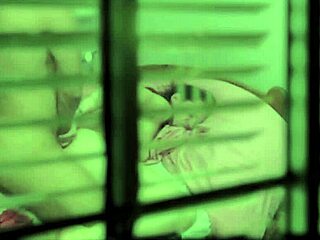 Girlfriend Cheating Fucked Hard Across Window View