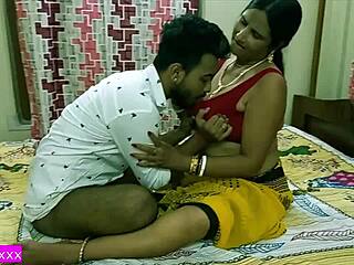 Indian milf aunty craves teen boy fuck