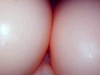 Testing my big ass silicone toy feels daring