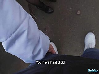 Public Agent Huge Tits MILF Sloppy Blowjob POV Fuck