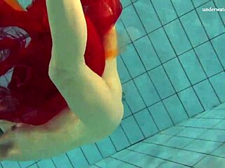Nastyas daring poolside tease