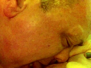 Granny Cums Hard from Tongue and Cock Thrust