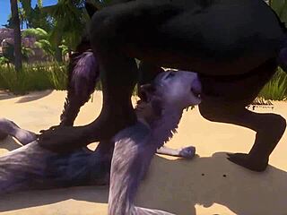 Werewolf Monster Cock Pounds Bitch In 3D