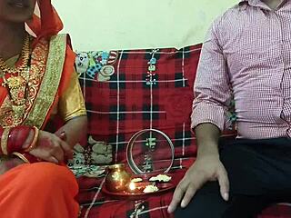 18-Year-Old Stunning Wife Fucked Hard On First Karva Chauth