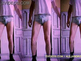 Alejandro Mistral’s Mature Gay Lingerie Tease