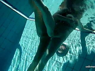 Zuzana and Lucie’s Underwater Lesbian Swim in Pool