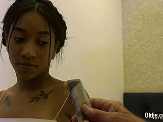 what’s with black girl banging old man’s rod?