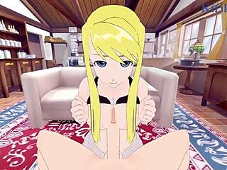 winry rockbell and riza hawkeye pound hard in pov hentai
